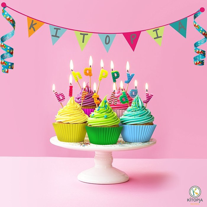 Kitopia's Premium Quality Silicone Baking Cups. Muffin Molds Including 6 Of Our Delicious Recipe Ebooks