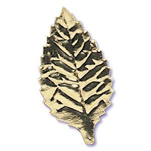 Oasis Supply Metallic Cupcake/Cake Decorating Leaves, 2-Inch, Gold, Set of 30
