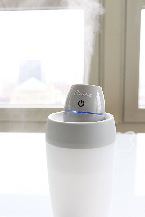 Crane Ultrasonic Cool Mist Travel Humidifier Slate N7