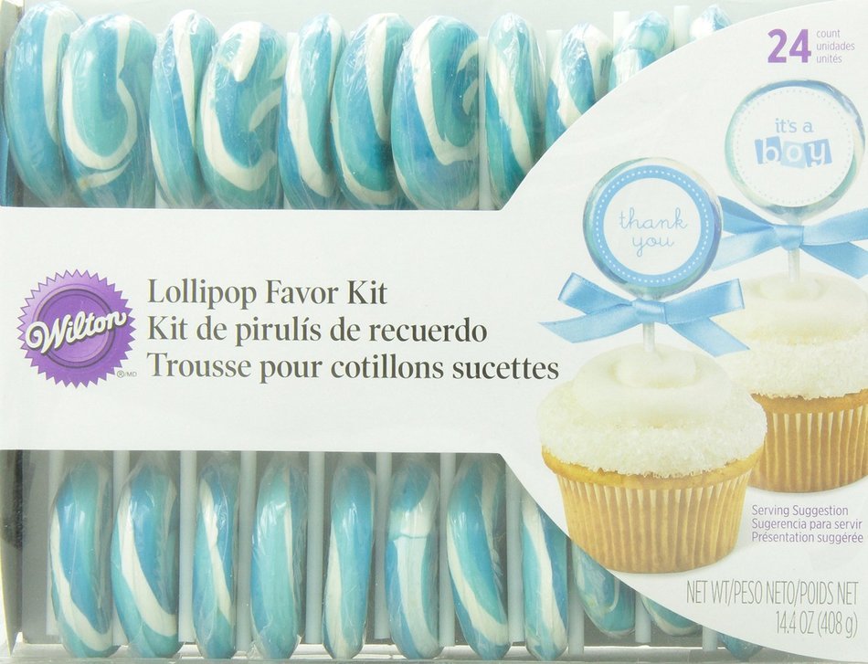 Wilton Lollipop Favor Kit, Pink-White N2