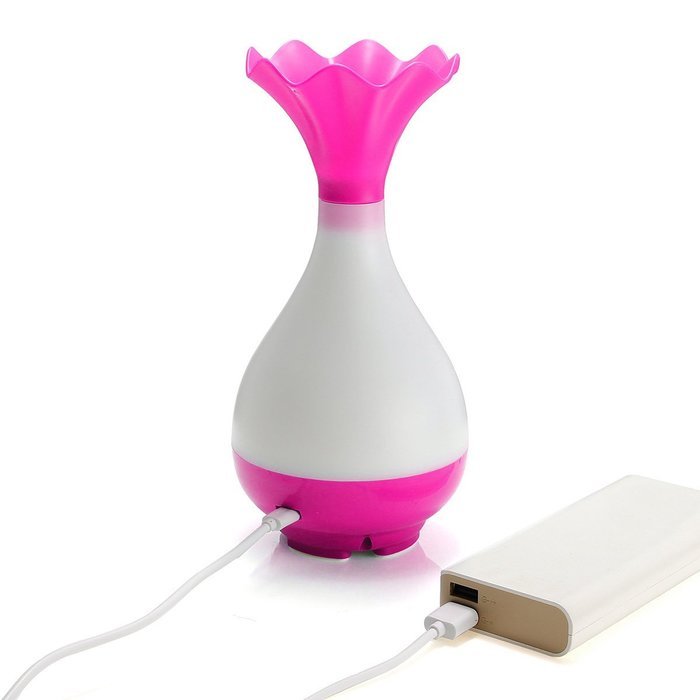 Aroma Essential Oil Diffuser, GLIME USB Ultrasonic Air Humidifier LED Night Lights for Office Home Bedroom Living... N14