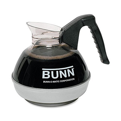 BNN6100 12-Cup Coffee Carafe for Pour-O-Matic Bunn Coffee Makers, Black Handle