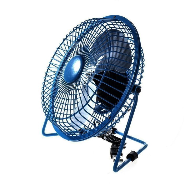 Ambielly USB Mini Desk Cooler Fan Velocity Personal Fan (Purple, 6.1'') N16