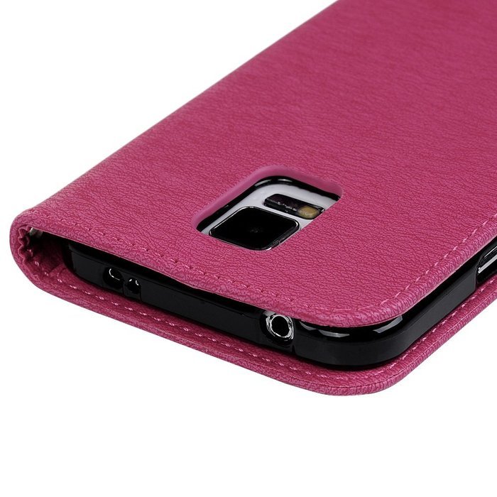 Galaxy S5 Case,Samsung Galaxy S5 Case (I9600) - Wallet Flip Stand Case Embossed Cute Bear PU Leather Case Shockproof... N27