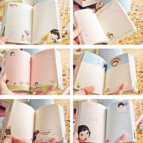 Saver Cute Korea Biscuits Girl Diary Notebook Girl Notepads Stationery N3