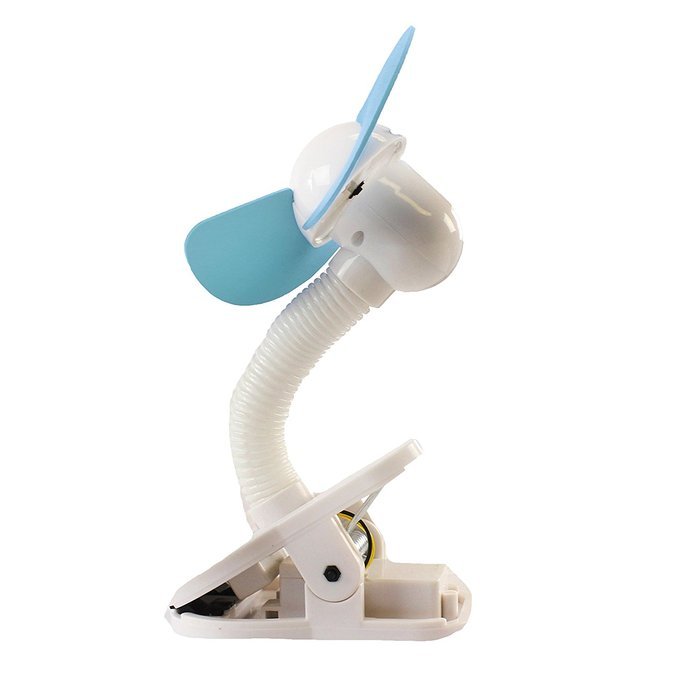 Tee-Zed T01 Clip-On Fan Great for the Beach, Pool, Camping, Work, Lounging or Just Chillin'! -Pink Purple N27