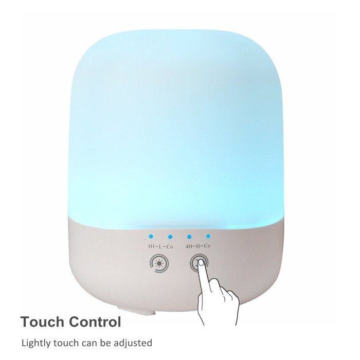 Erin 400ml Aromatherapy Essential Oil Diffuser Ultrasonic Diffuser Cool Mist Humidifier ,7 Color Changing LED... N2