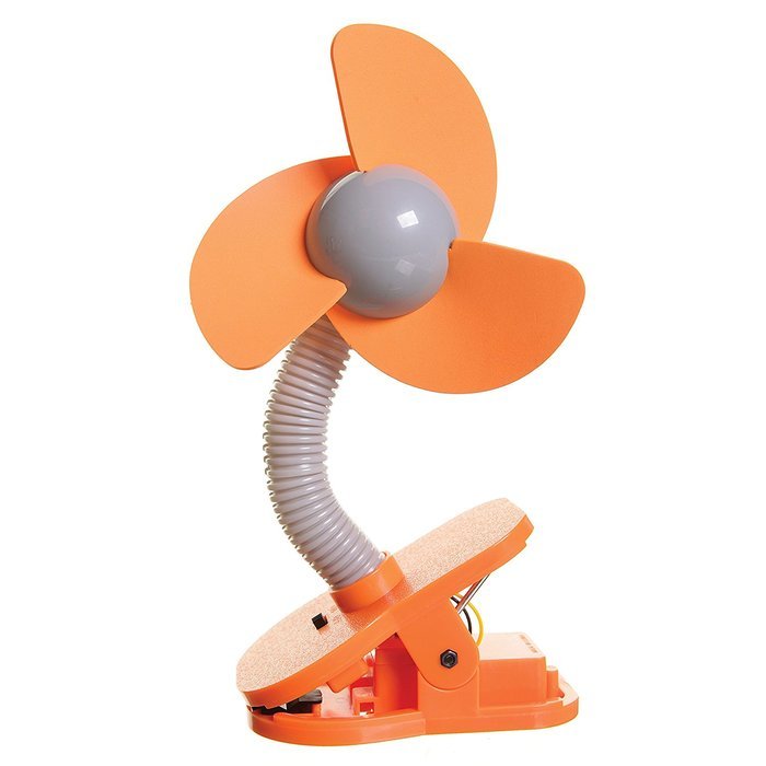 Tee-Zed T01 Clip-On Fan Great for the Beach, Pool, Camping, Work, Lounging or Just Chillin'! -Pink Purple N30