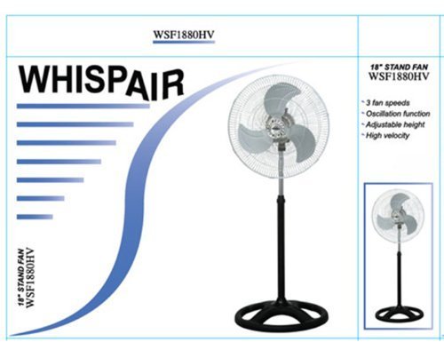 WHISPAIR WSF1880HV 18" Stand Fan