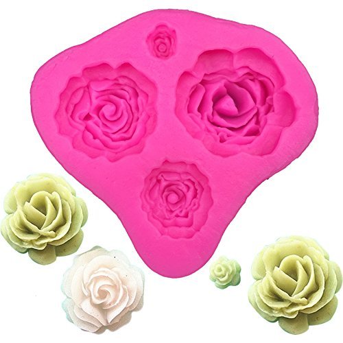 HT BAKEWARE | Four Sizes Flowers Silicone Mold