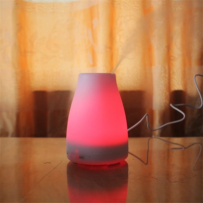 ADSRO 120ml Aromatherapy Essential Oil Diffuser Ultrasonic Air Humidifier LED Lights N4