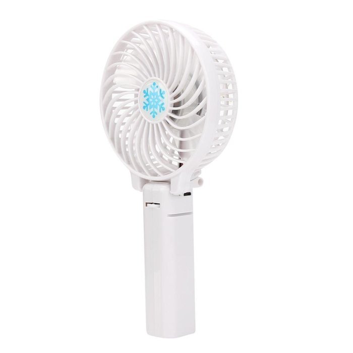 Yoyorule Summer Mini Fan Portable Handheld Air Conditioner Cooler Fan USB Battery (Black) N13
