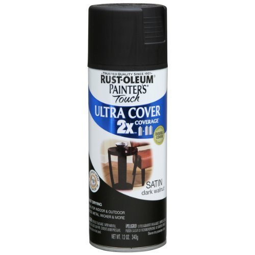 Rust-Oleum 257462 Painters Touch 2X Spray, 12-Ounce, Satin Dark Walnut by Rust-Oleum