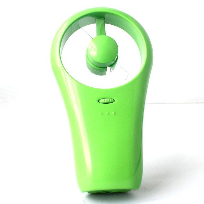 Green Hand-held Mini Portable Super Mute Usb/battery Cooling Fan for Outdoor Sport -Huahee N3