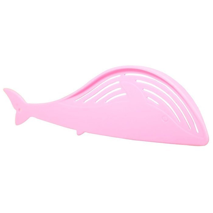 Braceus Kitchen Plastic Whale Shape Spoon Rice Washer Filter Strainer - Blue N2