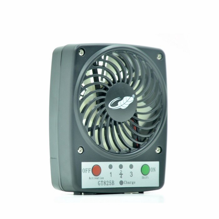Portable Fan WAYCOM 2-in-1 Mini USB Fan + Power Bank - 3 Speeds Handheld Personal Cool Fan (White) N4