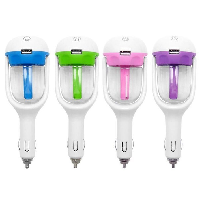 MIni Car Air Humidifier Purifier Freshener Aroma Essential Oil Diffuser Mist Gift Set For Home/Office N6
