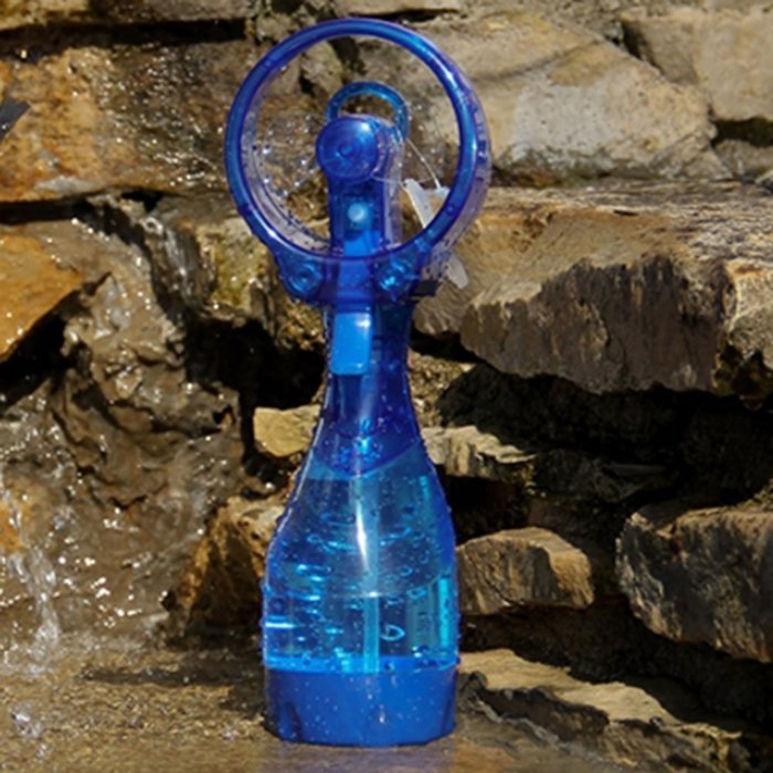 O2COOL FML0001 Deluxe Water Misting Fan Portable Handheld Mist Sprayer (Blue) N9