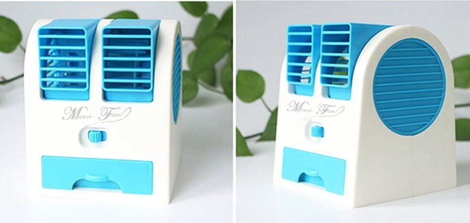 GS.Lee Mini USB Handheld Portable Fan Desktop Air Conditioner Water Cooler N9