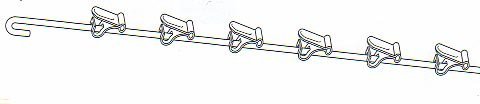 Steel Spring-Clip Merchandisers (12 clip)