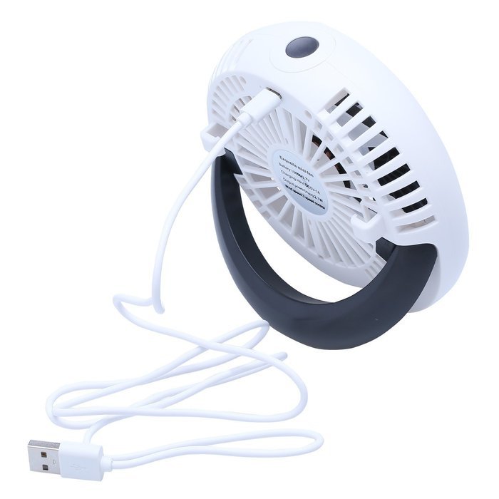 Small Desk Fan,Ladyker 5 Inch Rechargeable Portable Handheld Mini USB Fans for Travelling Camping Car Office Desktop... N26