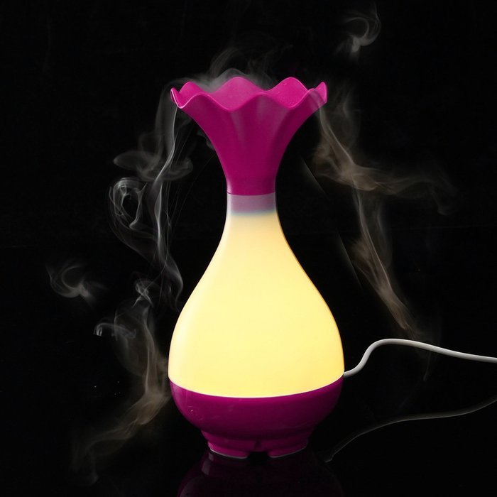Aroma Essential Oil Diffuser, GLIME USB Ultrasonic Air Humidifier LED Night Lights for Office Home Bedroom Living... N18