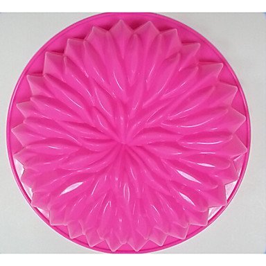 Sher DIY Silicone Flower Cake Mold Chocolate Mold Random Color N3