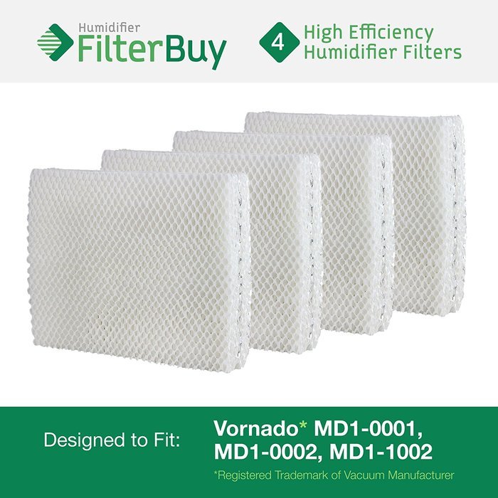 Vornado MD1-0001, MD1-0002, MD1-1002 Humidifier Wick Filter. Designed by FilterBuy to fit all Vornado Evaporative... N3