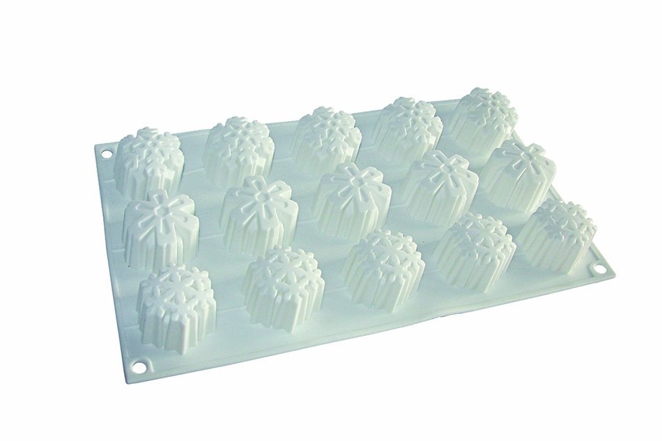 Birkmann Snowflake Silicone Muffin Mould- Mini- 15 Cup