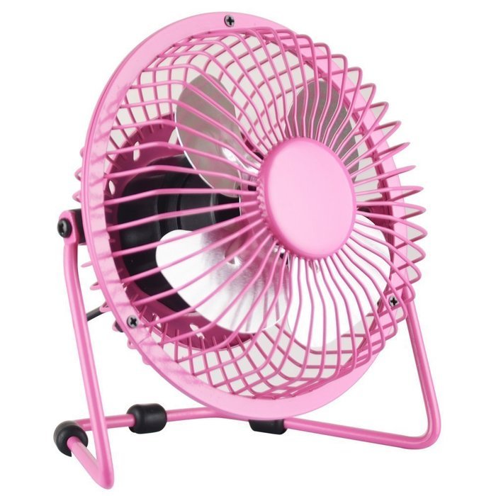 Ambielly USB Mini Desk Cooler Fan Velocity Personal Fan (Purple, 6.1'') N17