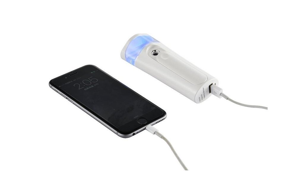 Rechargeable Handy Nano Mister Facial Mist Spray Face Sprayer Beauty Skin Care Machine with USB Cable N2