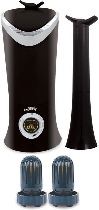 Air Innovations MH-701B Clean Mist Smart Ultrasonic Humidifier w/ 2 Pack Filters