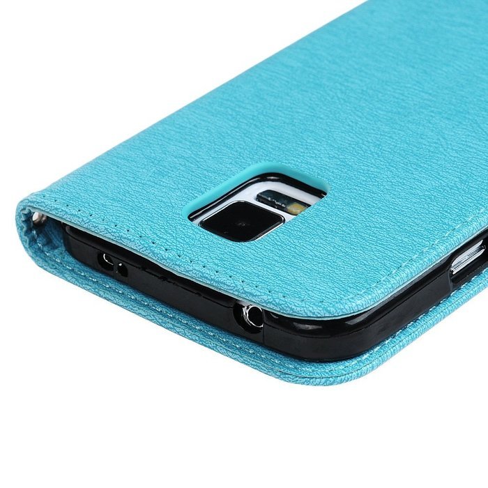 Galaxy S5 Case,Samsung Galaxy S5 Case (I9600) - Wallet Flip Stand Case Embossed Cute Bear PU Leather Case Shockproof... N35