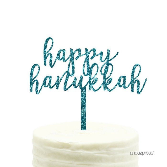 Andaz Press Holiday Acrylic Cake Toppers, Gold Glitter, Happy New Year, 1-Pack, 2017 2018 2019 2020 N3