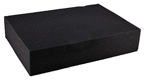 SRA Cases EN-AC-FG-A022-FOAM-CB Pick N Pluck Foam Block Insert for EN-AC-FG-A022 Hard Case, 17.5 x 12.5 x 3.7,...