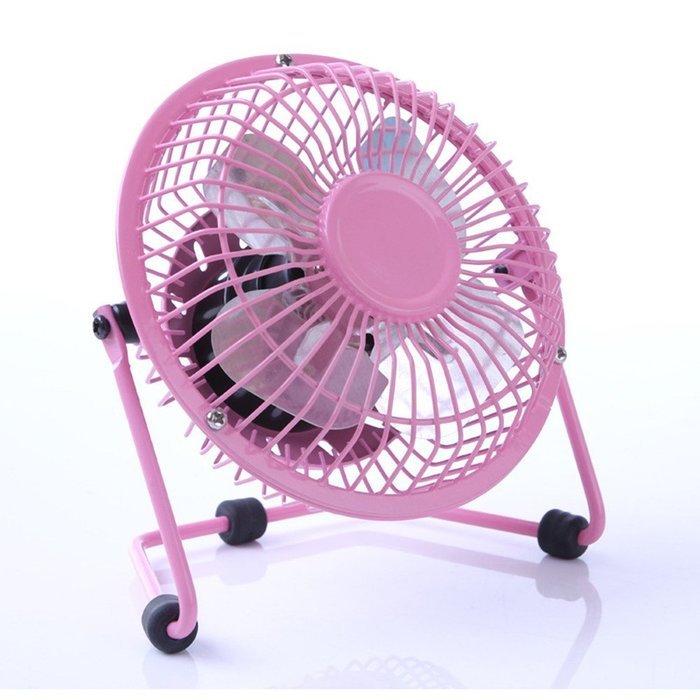 Magic Mini USB Table Desk Personal Fan (USB Powered, Metal Design, Quiet Operation, Handheld Size, Power Saving...