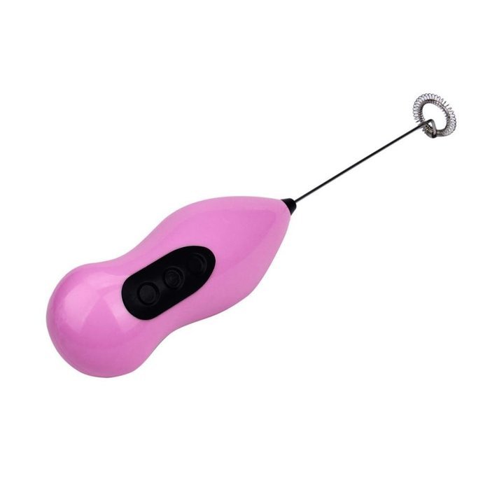 GBSELL Handheld Electric Hot Drinks Milk Frother Foamer Whisk Mixer Stirrer Egg Beater (Red) N4