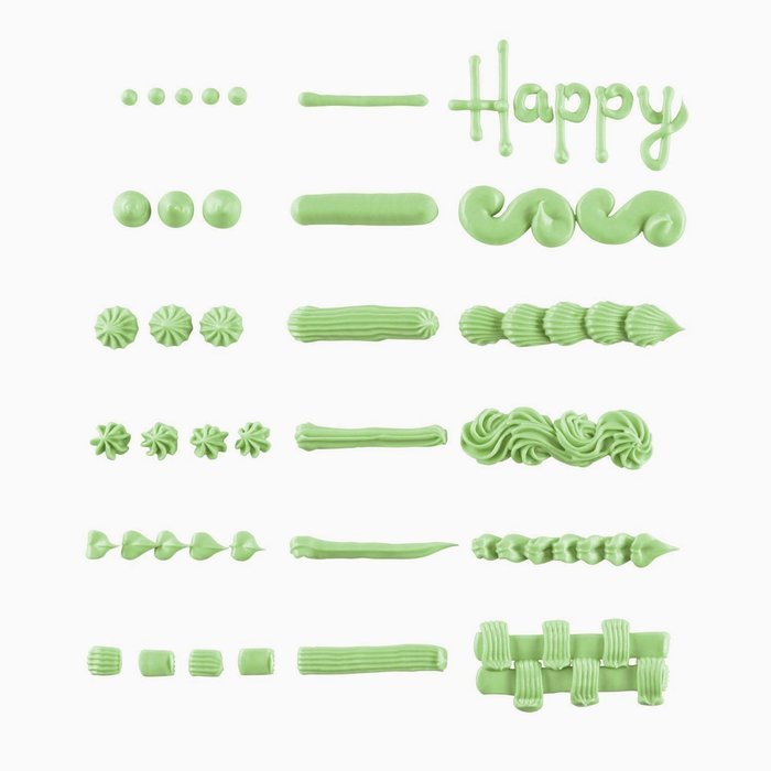 Dianoo Cake Decorative Pen, Silicone Cupcake Decorating Pen, Dessert Decorating Tools, 3PCS (the colors will be... N2