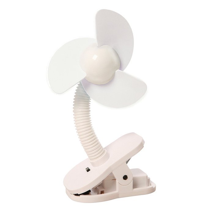 Tee-Zed T01 Clip-On Fan Great for the Beach, Pool, Camping, Work, Lounging or Just Chillin'! -Pink Purple N36