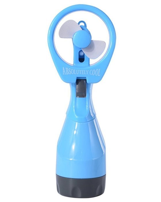 D-FantiX Portable Water Misting Fan Handheld Fans Battery Operated Mist Fan Outdoor Blue N12