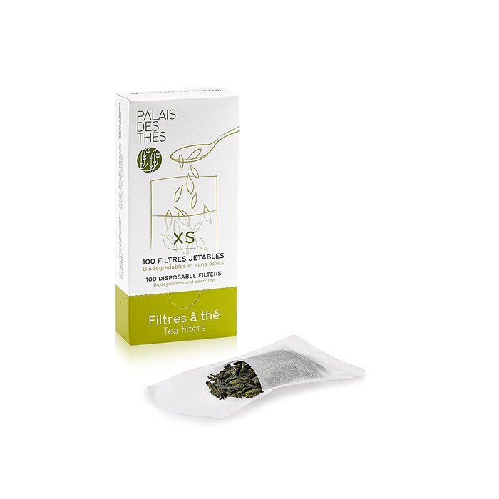 Tea Filters For Loose Leaf Tea - Disposable Paper Filters For Individual Cups Of Tea (100-pk) (XS - 1 Serving)