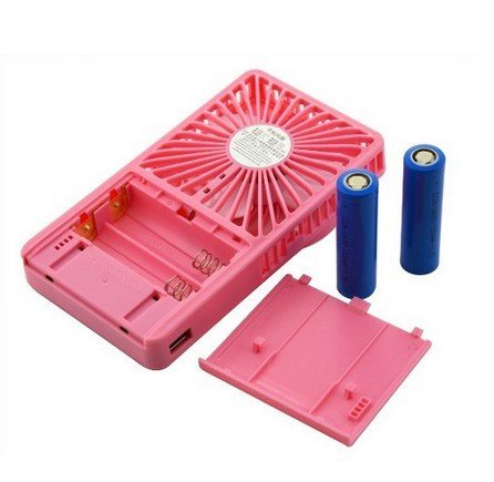 Momoday&reg; Hand-held Mini Fan Mirror fan Ultra-thin Electric-Powered Cooler 3 Speeds Portable Mini USB Summer Fan... N12