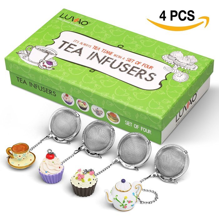 Luvao Loose Tea Leaf Infuser Ball Strainer N2