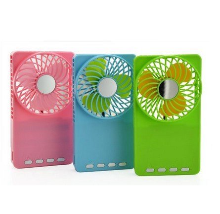 Momoday&reg; Hand-held Mini Fan Mirror fan Ultra-thin Electric-Powered Cooler 3 Speeds Portable Mini USB Summer Fan... N14
