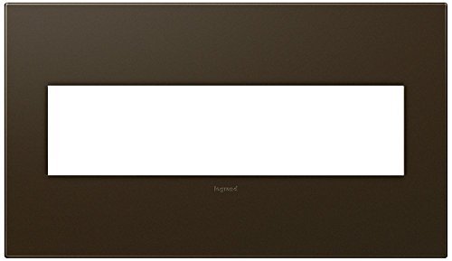 Adorne 4-Gang Bronze Wall Plate by Legrand