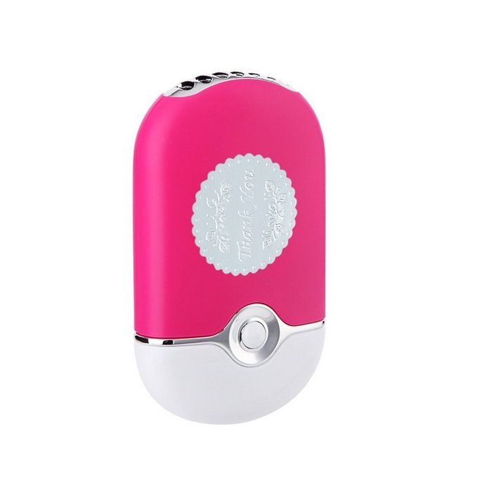 Portable Rechargeable Battery USB Mini Air Condtioner Fan Summer Outdoor Travel Camping Handheld Bladeless Cooling... N7