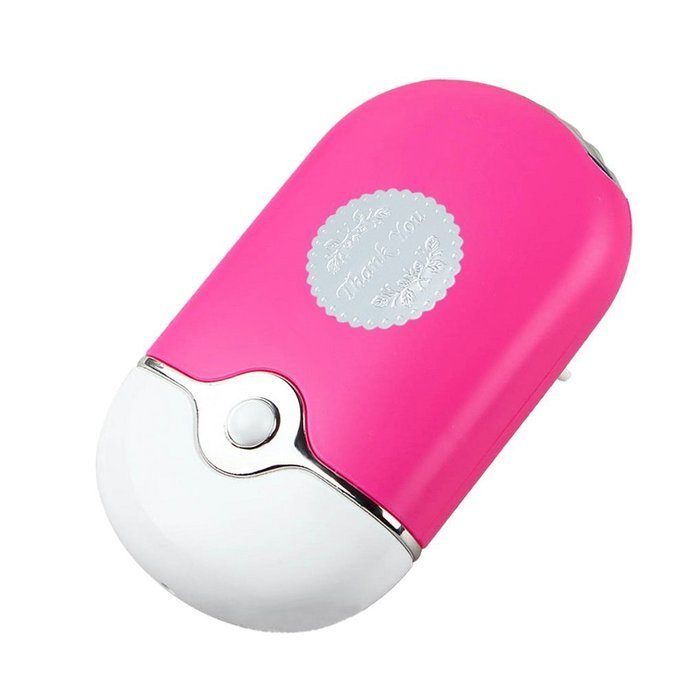 Portable Rechargeable Battery USB Mini Air Condtioner Fan Summer Outdoor Travel Camping Handheld Bladeless Cooling... N8