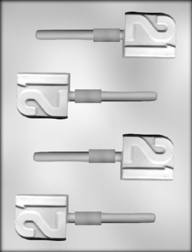 CK Products 2-Inch Number 21 Sucker Chocolate Mold