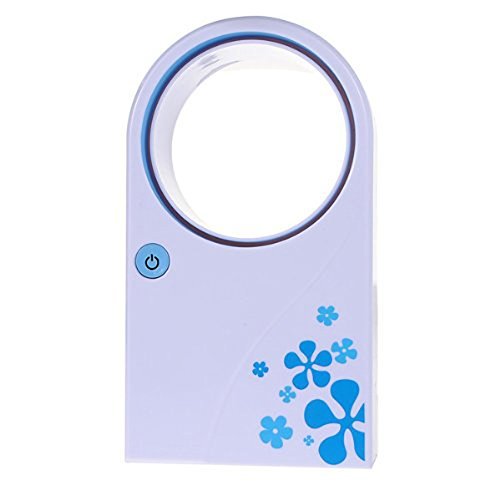 Fan - SODIAL(R)Fan without blades Air Pocket Air Travel Sport Camp Fan USB / a?batteries
