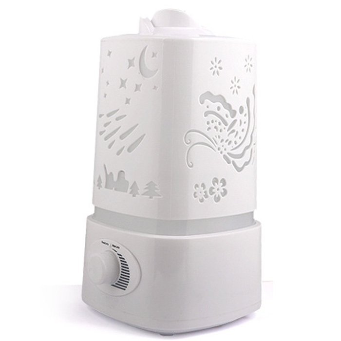 Ultrasonic Cool Mist Aroma Humidifier with Color LED Lights Changing and Waterless Auto Shut-off Function for...